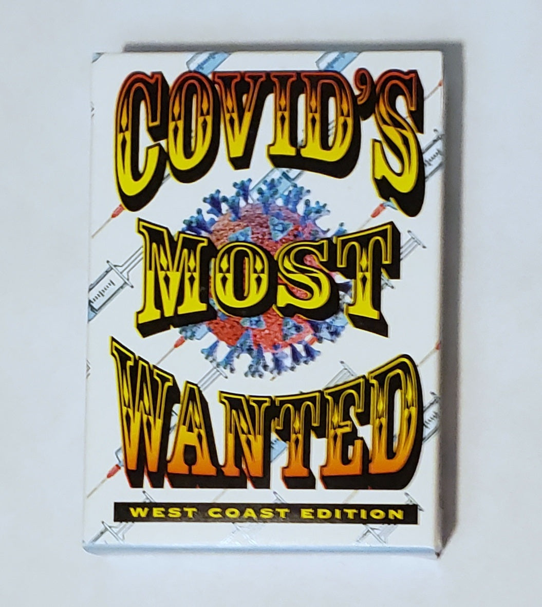 Covid's Most Wanted Playing Cards